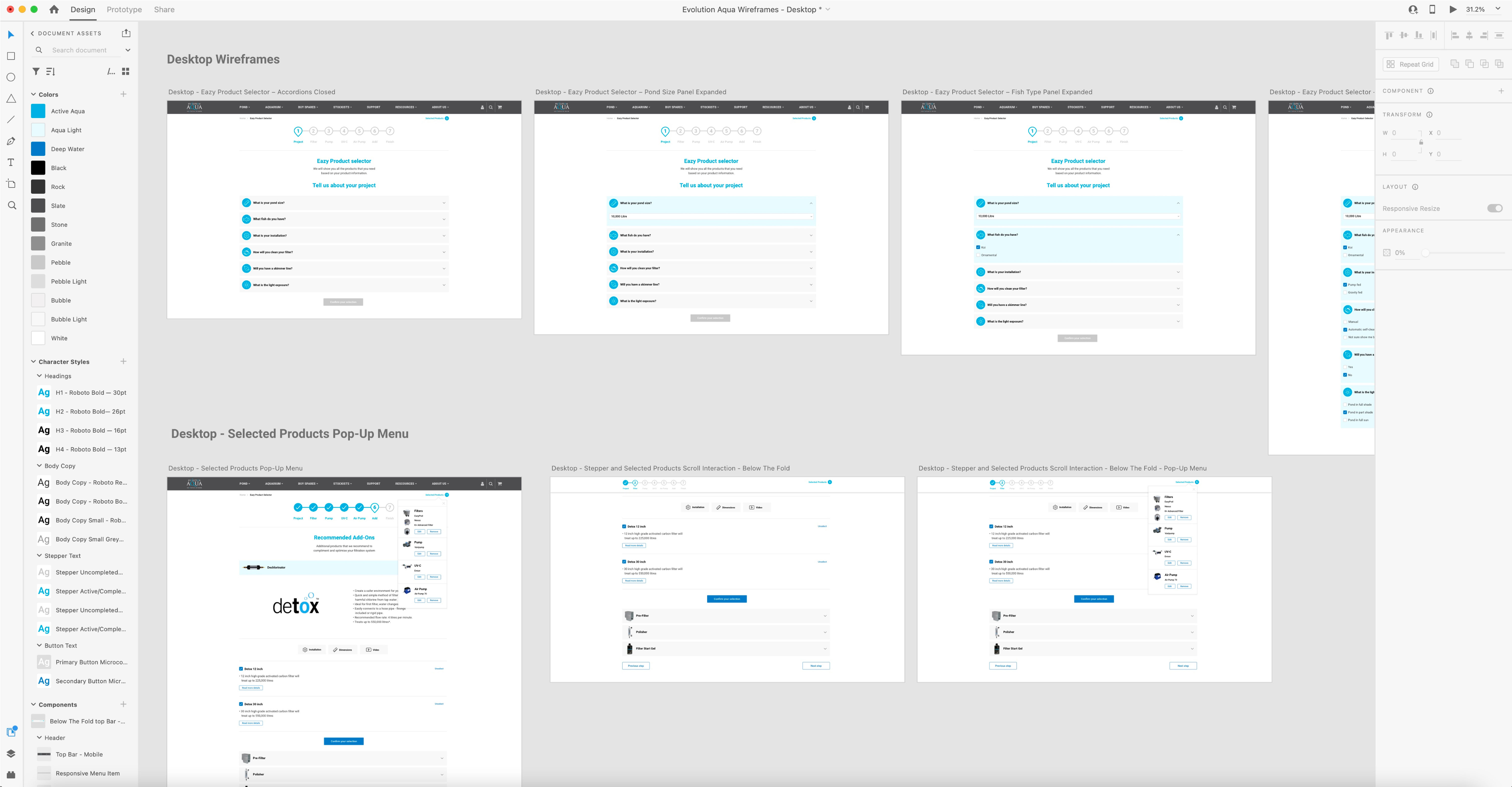 Image showing the user flow stepper infographic on-page.