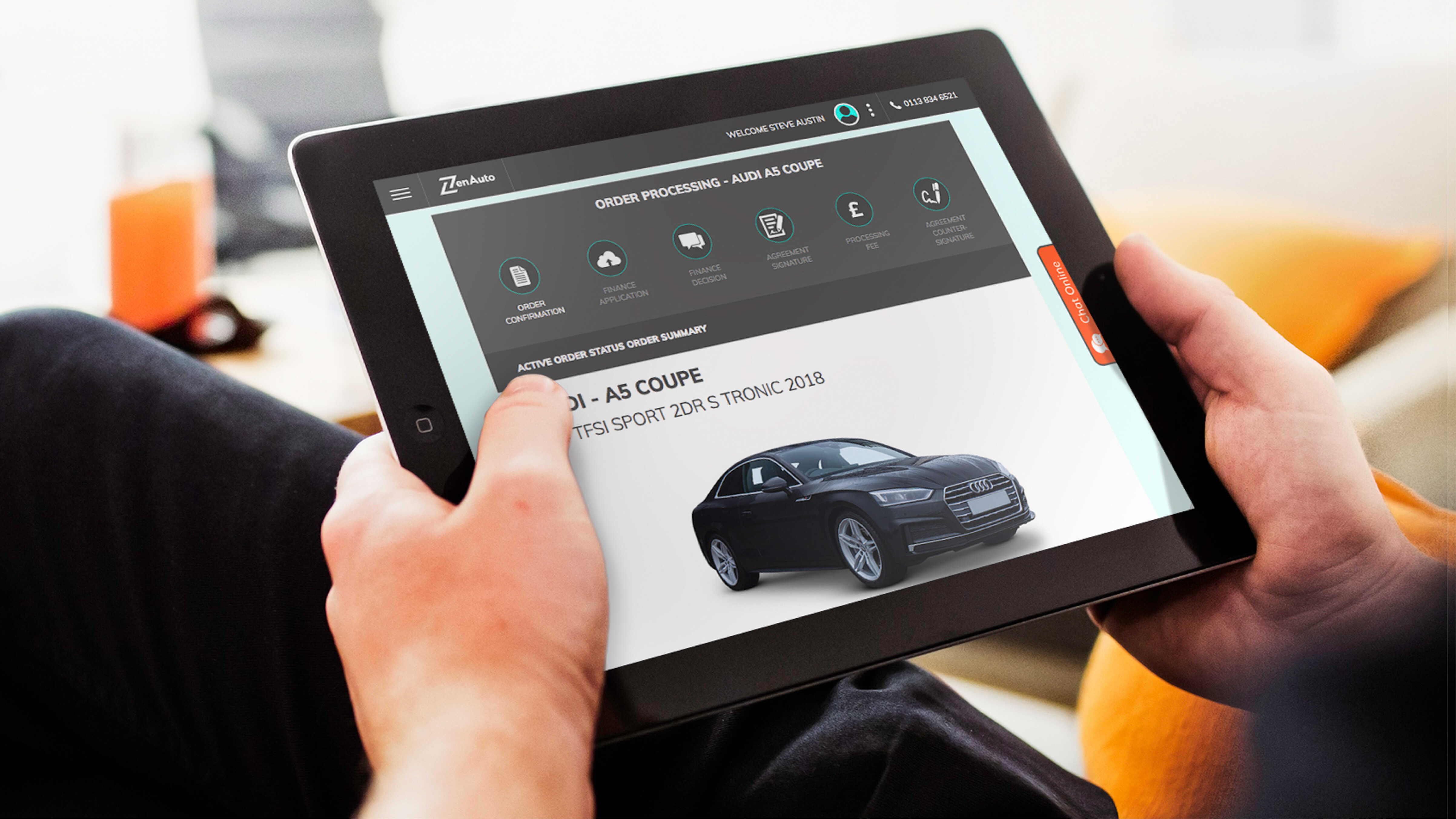 Order processing tablet image