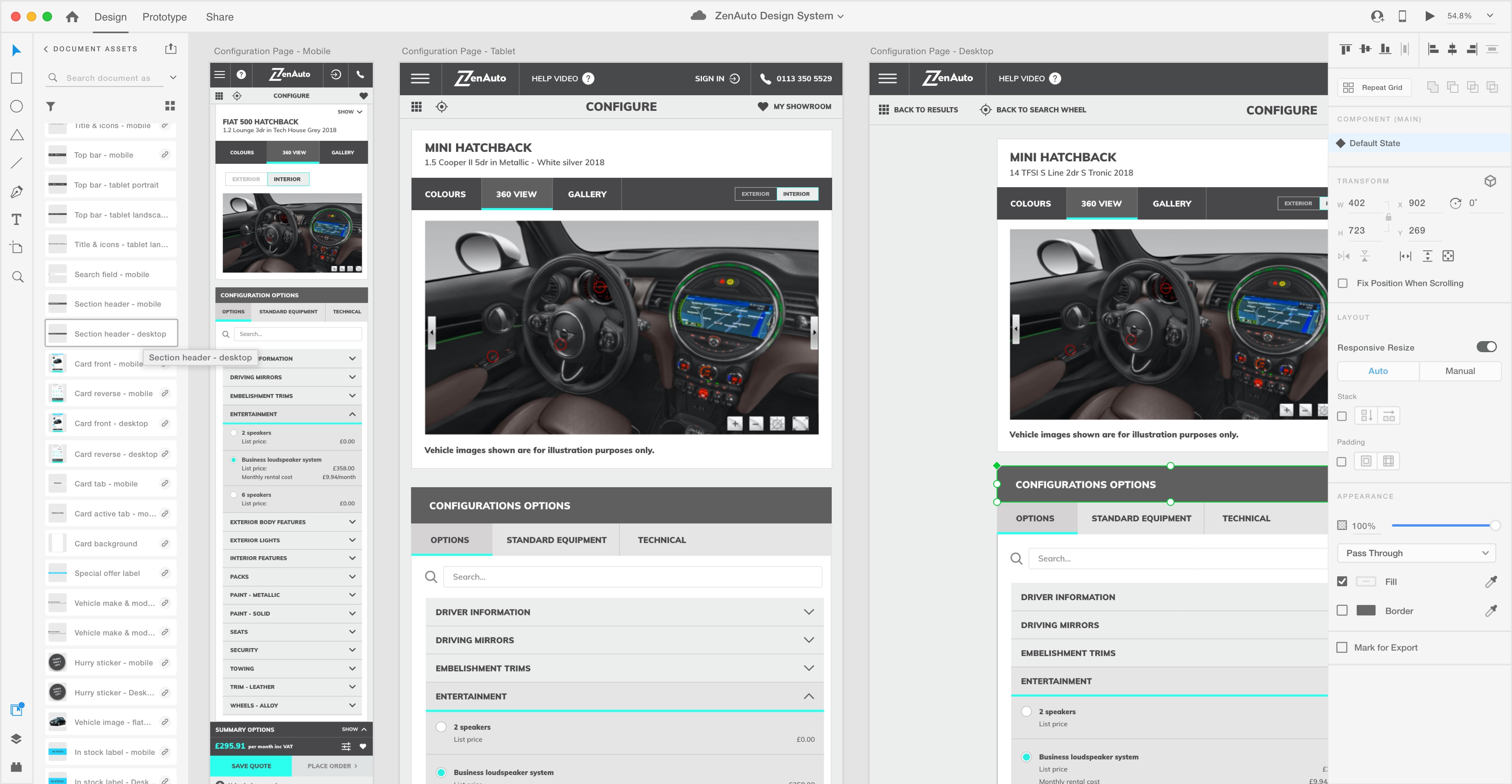Design system pages 2
